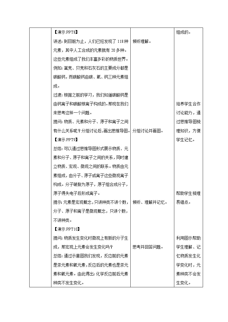 第二章第4节 探究物质组成的奥秘  第1课时 教案 科学浙教版（2024）七年级下册第3页