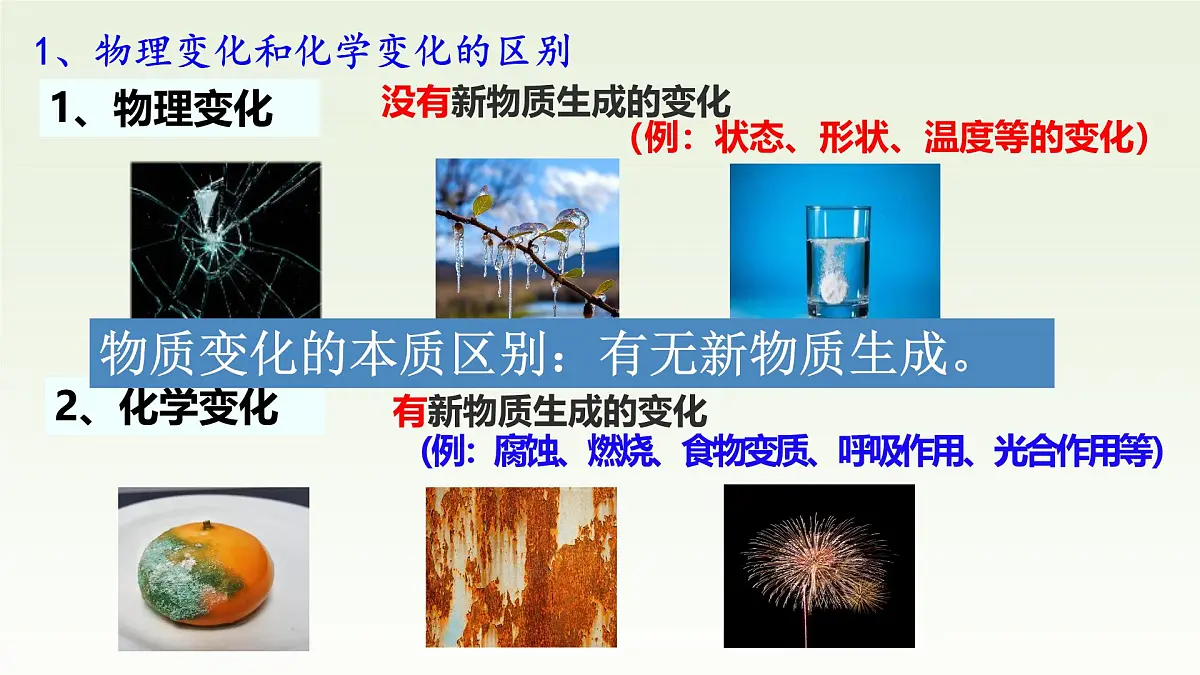 3.3物质的变化与性质（第一课时）课件 浙教版科学七年级下册第7页