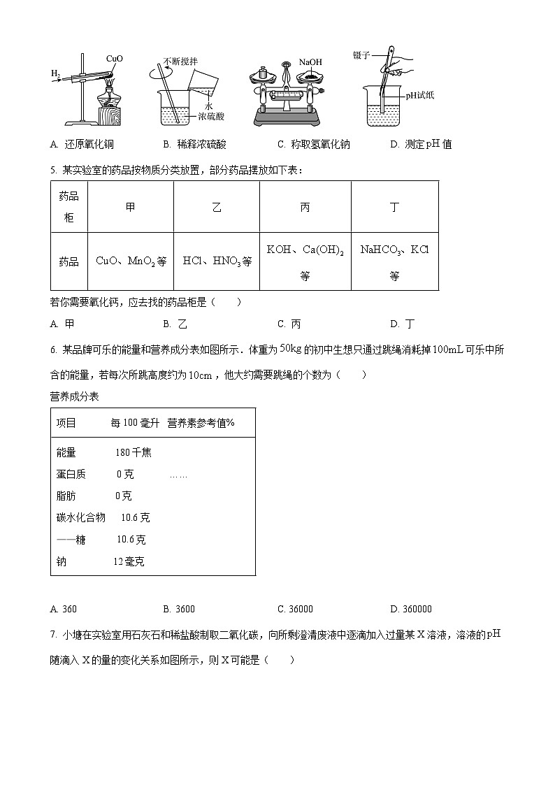 2025年浙江省杭州市钱塘区中考一模科学试卷（中考模拟）第2页