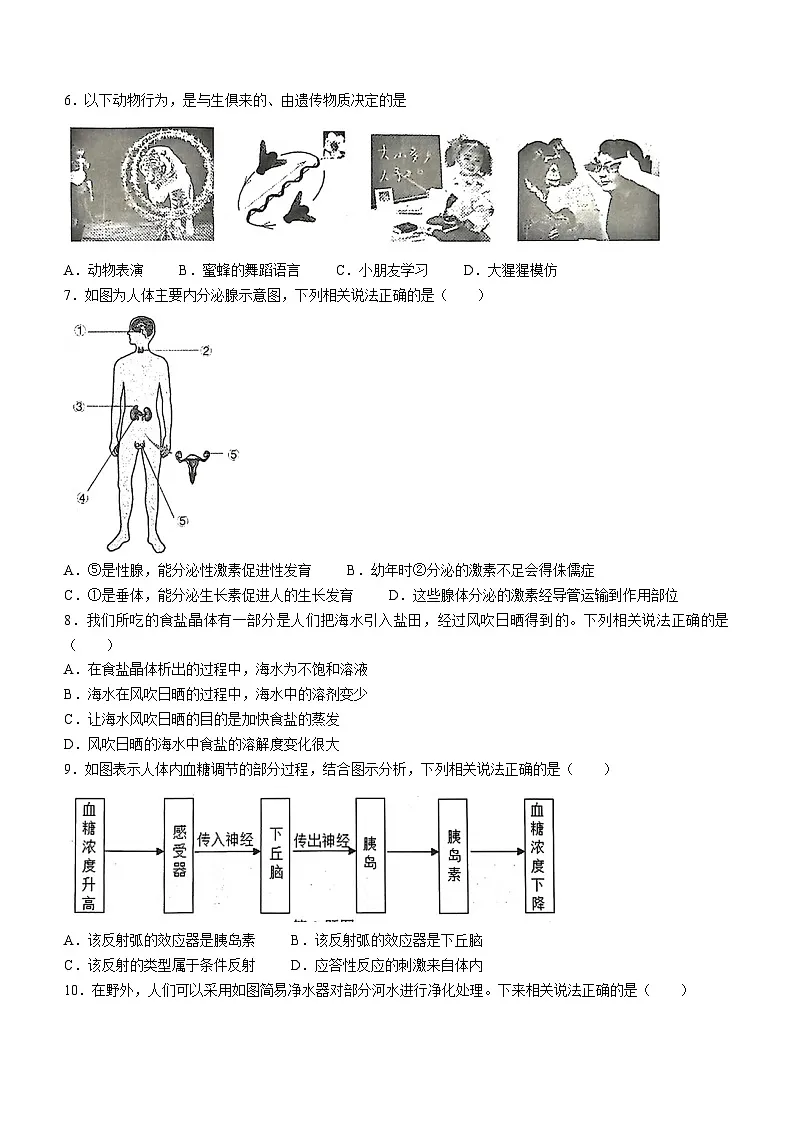 科学试卷第2页