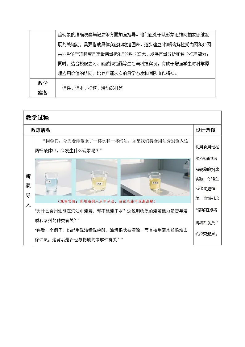 4.2.2生活中的水溶液（第2课时）（教学设计）-浙教版八年级科学上册第2页
