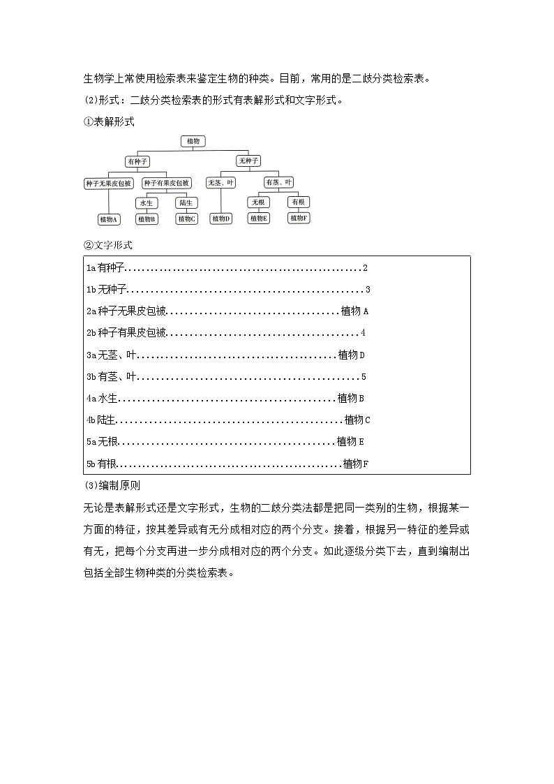 专题05 生物的分类（word）2025-2026学年七上科学浙教版2024期中复习学案知识点+习题（解析版）第2页