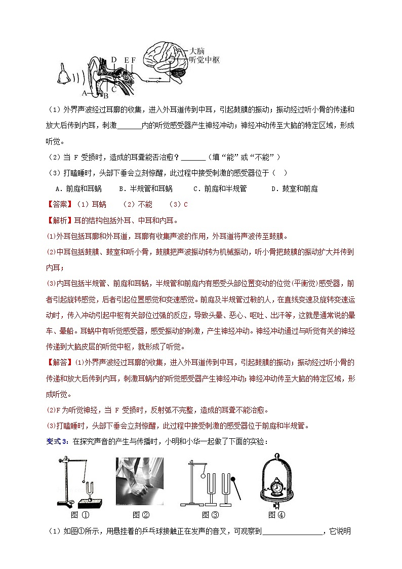 八上第一章  专题复习 举一反三（解析版）第3页