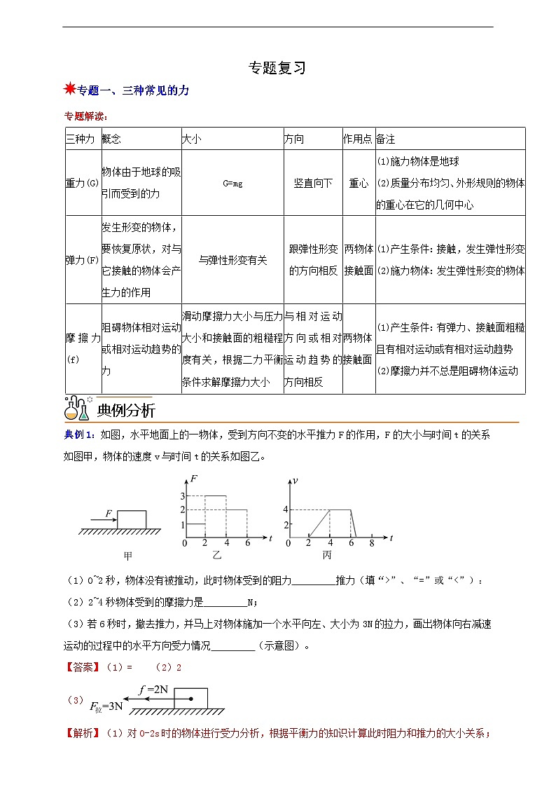 八上第二章 专题复习 举一反三（解析版）第1页