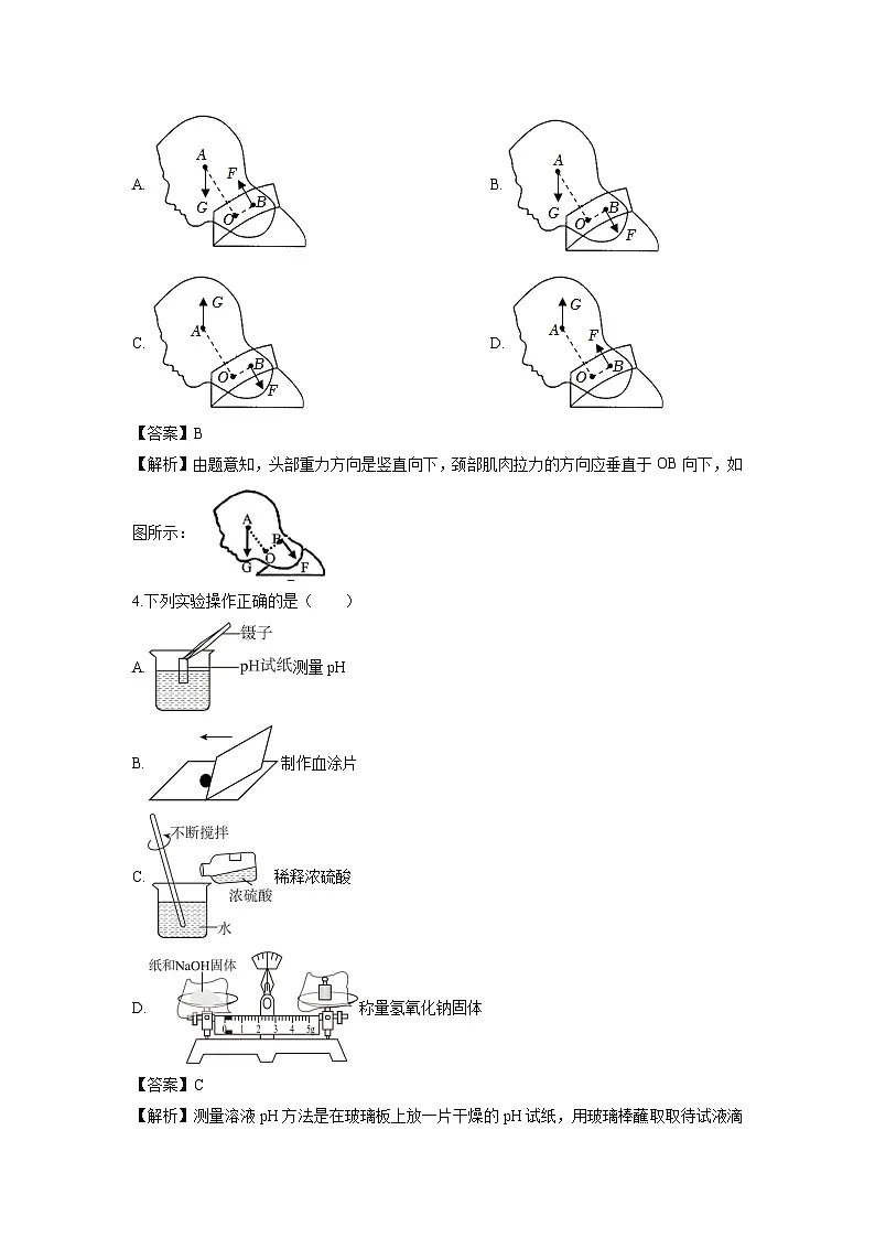 浙江省金华市2024-2025学年九年级上学期期末科学试卷（解析版）第2页