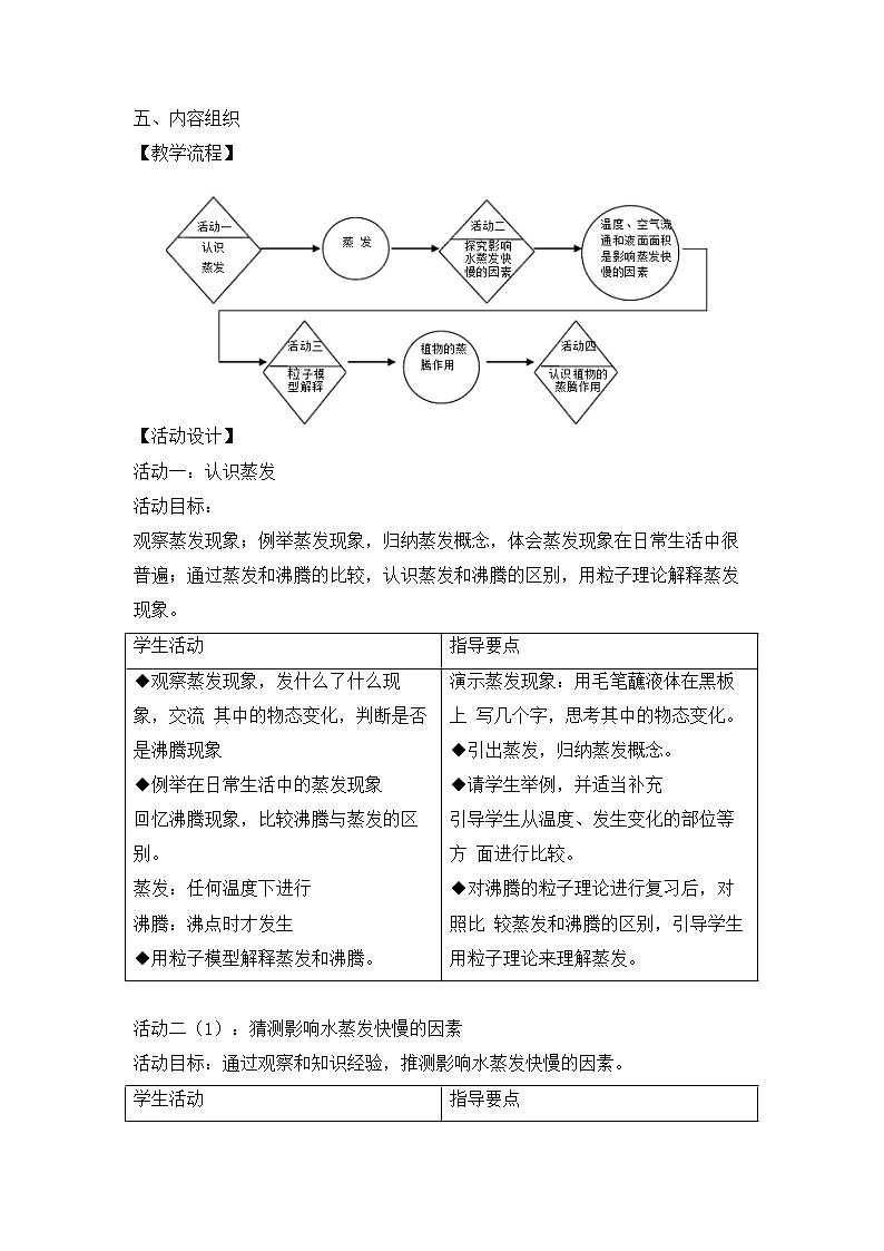 6.3.2 蒸发与蒸腾 教学设计第2页