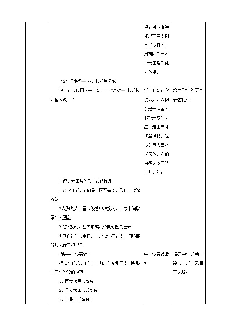 1.2《太阳系的形成和恒星的演化》PPT课件+教案+练习 浙教版九年级科学下册02