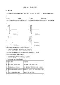 2021年中考科学（化学）考点一遍过：考点11-盐和化肥(含解析)