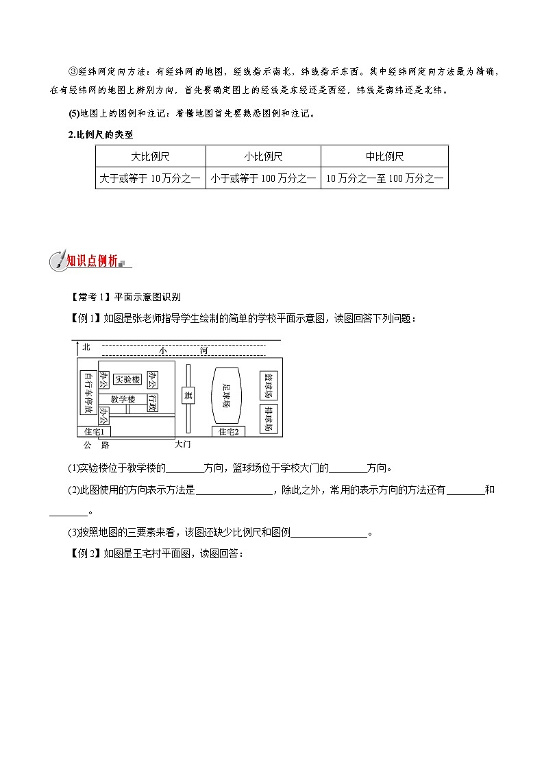 【精品讲义】浙教版 科学 7年级上册 3.2-2　地球仪和地图—地图（教师版+学生版）03