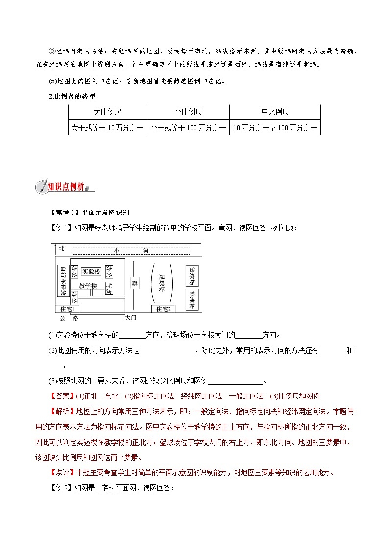 【精品讲义】浙教版 科学 7年级上册 3.2-2　地球仪和地图—地图（教师版+学生版）03