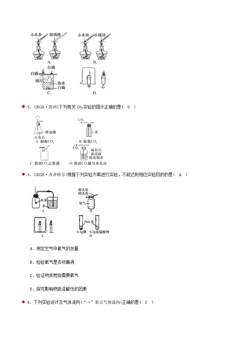 化学实验与探究题一（5个考点）-2021年中考科学（浙教版）重难点、易错点复习练习（教育机构专用）03