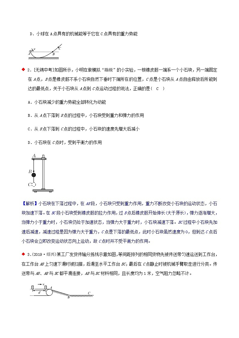 物理实验与探究题汇编二（4个考点）-2021年中考科学（浙教版）重难点、易错点复习练习（教育机构专用）02
