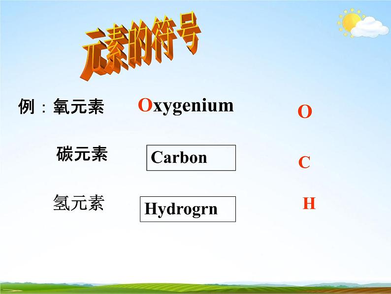 浙教版八年级科学下册《表示元素的符号》教学课件PPT初二优秀公开课04