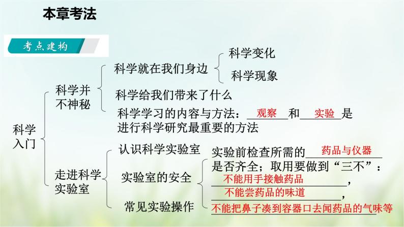 浙教版科学 七年级上册 第1章 复习（课件+教案+试题）03