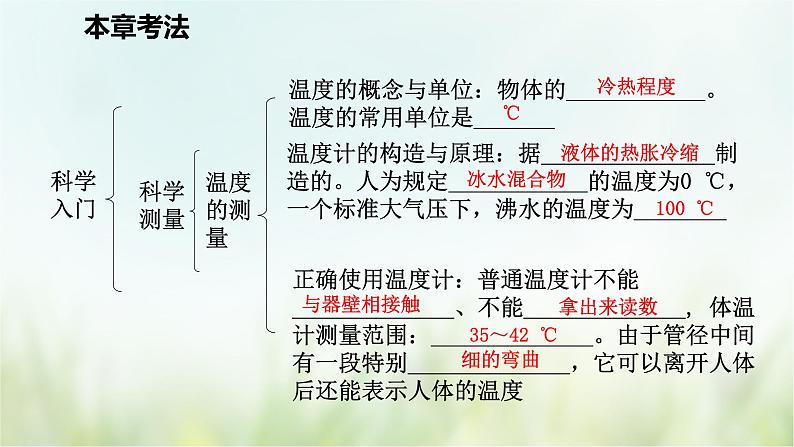 浙教版科学 七年级上册 第1章 复习（课件+教案+试题）07