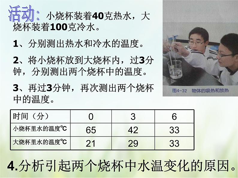 浙教版科学 七年级上册 第4章 物质的特性 第4节 物质的比热（课件+教案+试题）02
