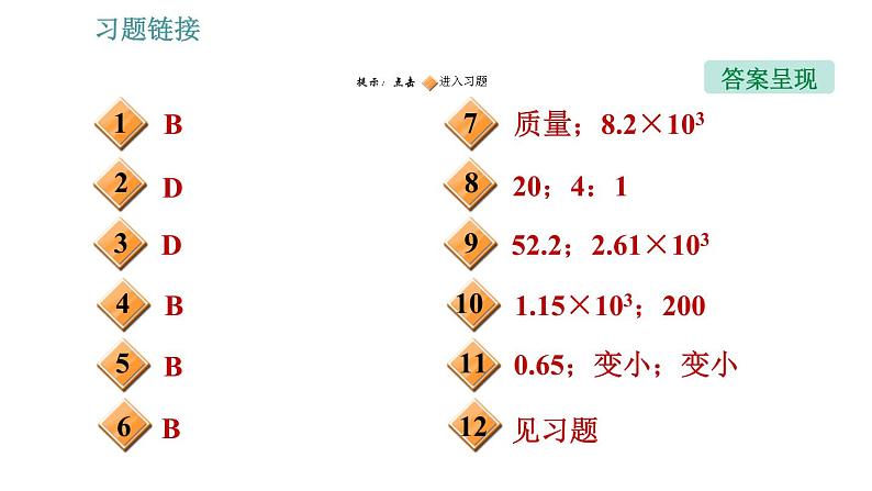 教科版八年级上册物理习题课件 期末提分练案 第6讲 第1课时  达标训练02