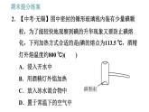 教科版八年级上册物理习题课件 期末提分练案 第5讲 第2课时  方法训练 研究物态变化的方法