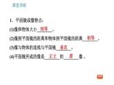 教科版八年級(jí)上冊(cè)物理習(xí)題課件 第4章 4.3.1 平面鏡成像的特點(diǎn)