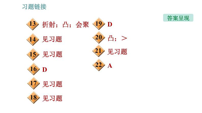 教科版八年级上册物理习题课件 第4章 4.5.1 认识透镜第3页