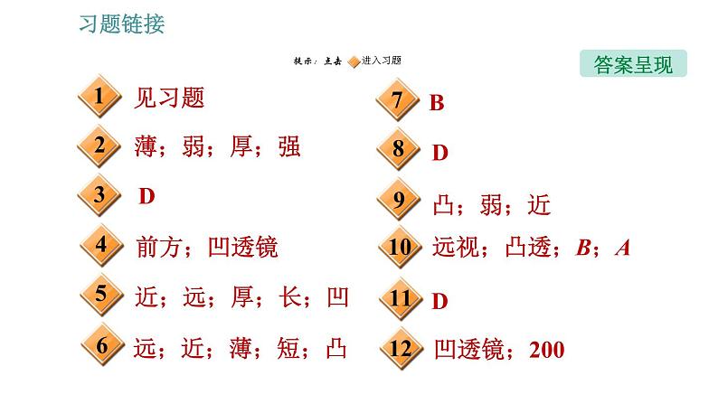 教科版八年级上册物理习题课件 第4章 4.6  神奇的眼睛02