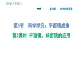 教科版八年級(jí)上冊(cè)物理習(xí)題課件 第4章 4.3.2 平面鏡、球面鏡的應(yīng)用