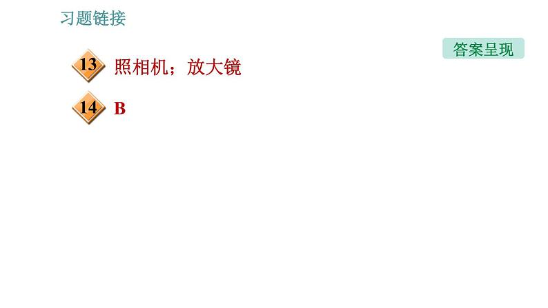 教科版八年级上册物理习题课件 第4章 4.7  通过透镜看世界03