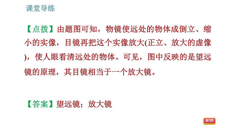 教科版八年级上册物理习题课件 第4章 4.7  通过透镜看世界08