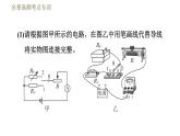 教科版九年级全一册物理习题课件 第五章 全章高频考点专训 专训7 测电阻——替代法