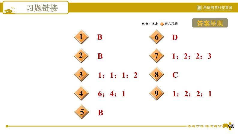 教科版九年级全一册物理习题课件 第五章 全章高频考点专训 专训2 串联分压　并联分流02