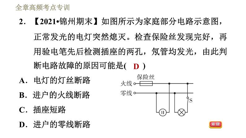 教科版九年级全一册物理习题课件 第九章 全章高频考点专训 专训2 电与磁探究第5页