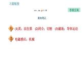 沪科版九年级上册物理习题课件 第18章 18.2 科学探究：怎样产生感应电流