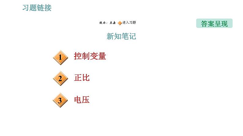 沪粤版九年级上册物理习题课件 第14章 14.2.1   电流与电压、电阻的关系第2页