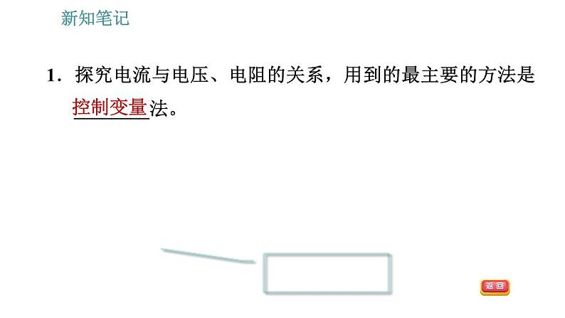 沪粤版九年级上册物理习题课件 第14章 14.2.1   电流与电压、电阻的关系第5页