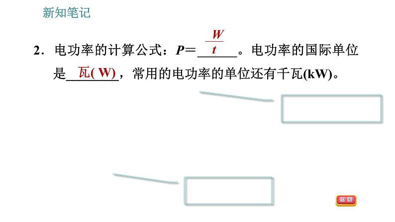 沪粤版九年级上册物理习题课件 第15章 15.2   认识电功率第7页