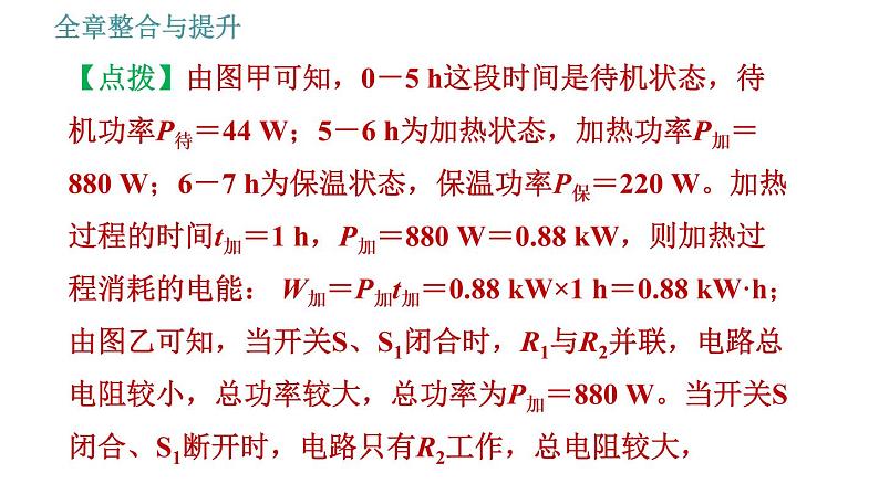 沪粤版九年级上册物理习题课件 第15章 全章整合与提升第6页