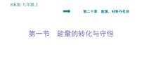 初中物理沪科版九年级全册第二十章 能源、材料与社会综合与测试习题ppt课件