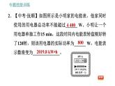 沪粤版九年级上册物理习题课件 第15章 专训（十一）   1   电功和电功率的测量