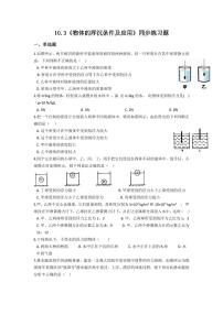 物理10.3 物体的浮沉条件及其应用复习练习题