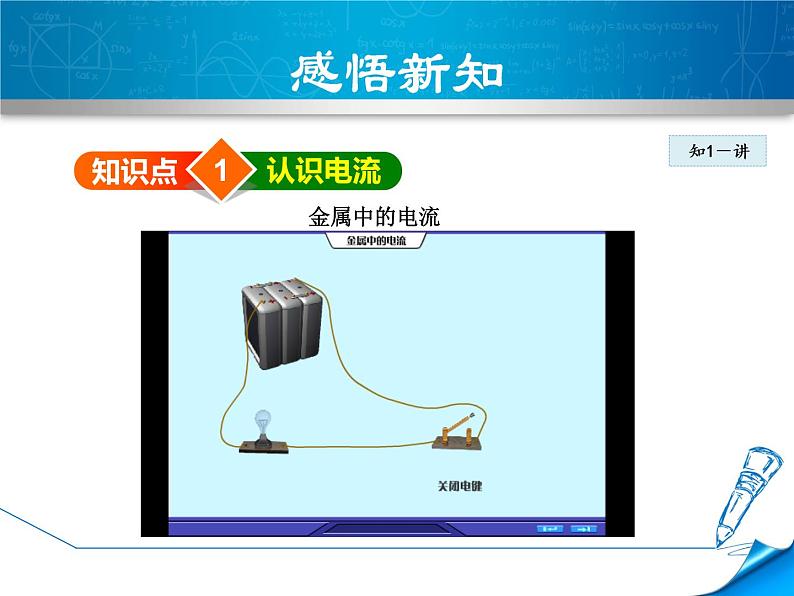 教科版物理九年级上册同步课件4.1.1  电流及其测量05