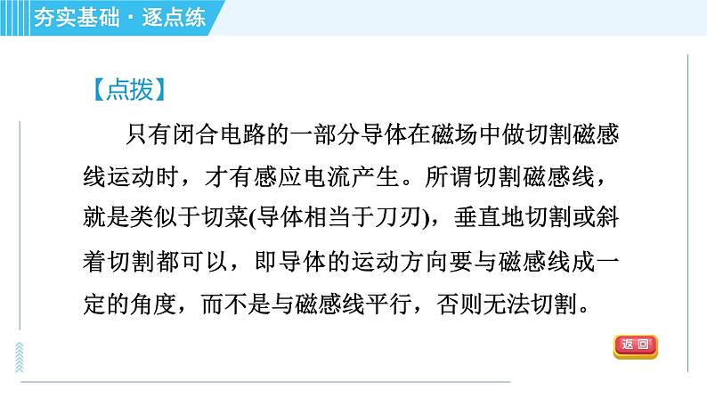 沪科版九年级全一册物理课件 第十八章 18.2科学探究：怎样产生感应电流第7页