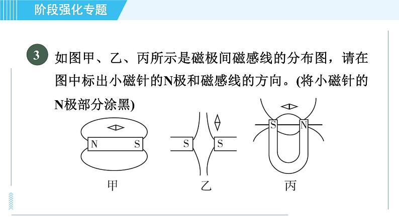 沪科版九年级全一册物理课件 第十七章 阶段强化专题（七） 专训1 电磁作图第6页