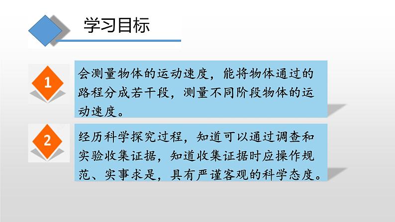 2.4  科学探究 速度的变化—沪科版八年级全一册物理课件03