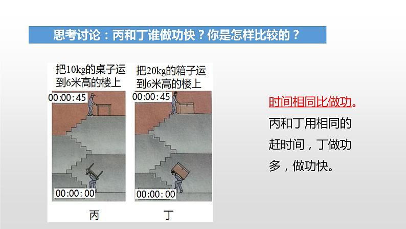 10.4  做功的快慢—2020-2021学年沪科版八年级全一册物理课件第8页