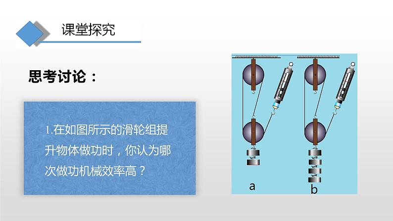 10.5  机械效率  第二课时 —2020-2021学年沪科版八年级全一册物理课件06