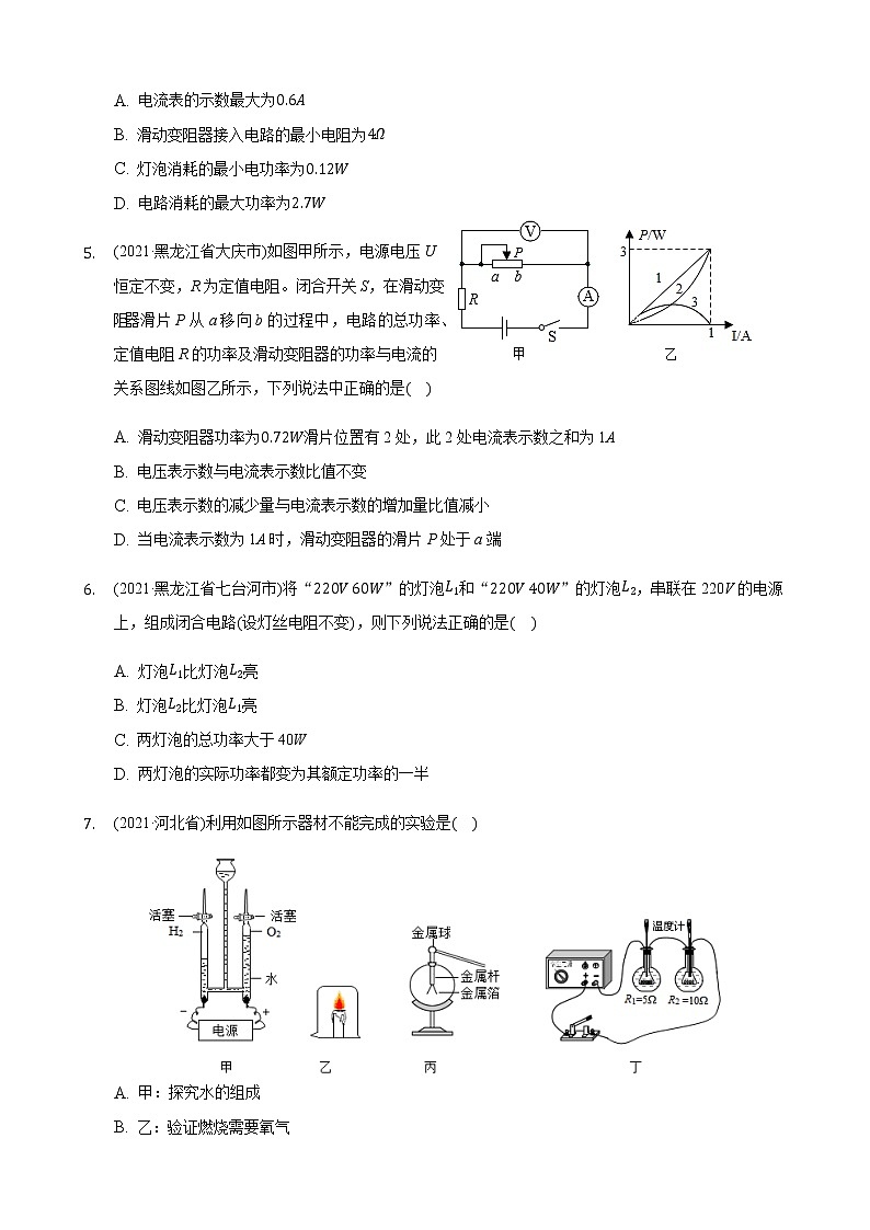 2021年全国物理中考题分类汇编18—《电功率》（word解析版）第2页