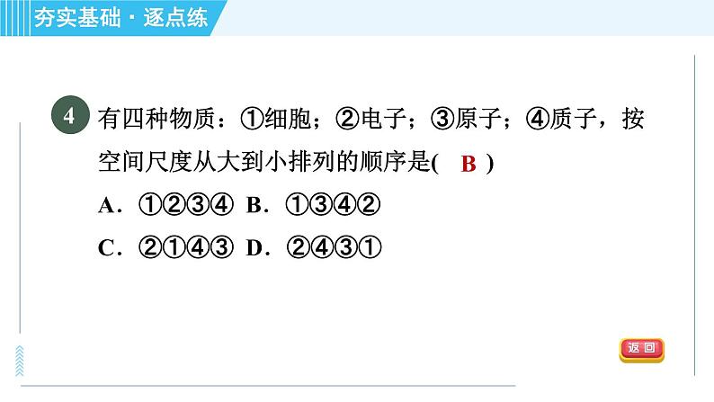 北师版九年级全一册物理习题课件 第16章 16.1探索微观世界的历程07