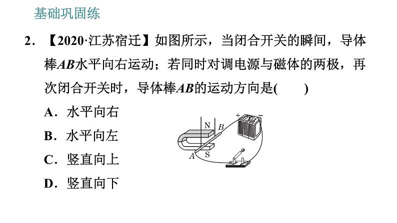 沪科版九年级上册物理课件 第17章 17.3  科学探究：电动机为什么会转动05