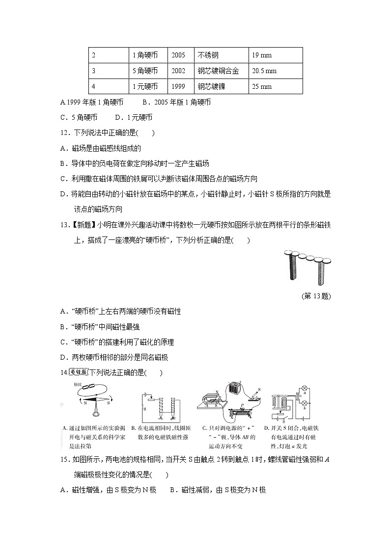 沪科版九年级上册物理 第十七章达标测试卷03