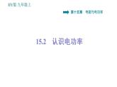 沪粤版九年级上册物理课件 第15章 15.2 认识电功率